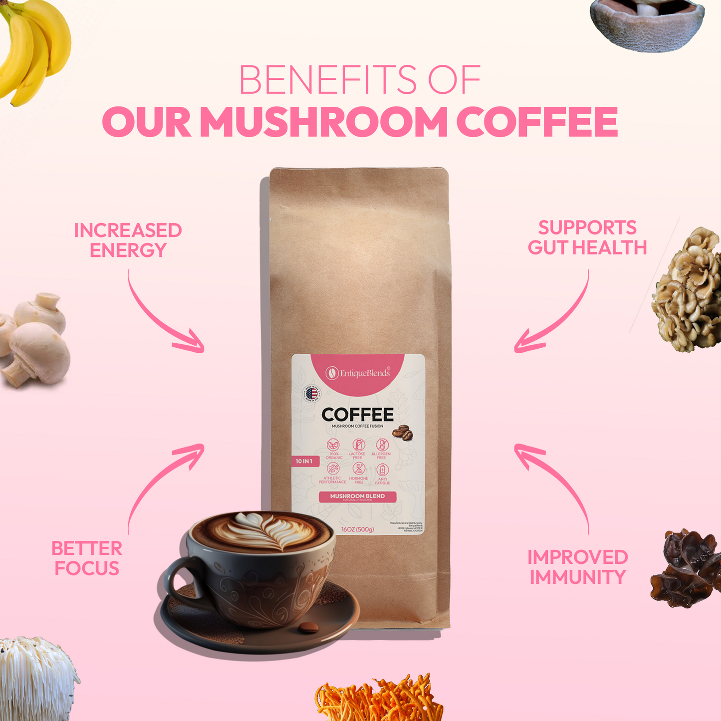 MUSHROOM EXTRACT COFFEE